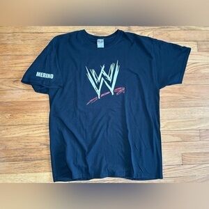 2000s WWE Logo Graphic Tee XL